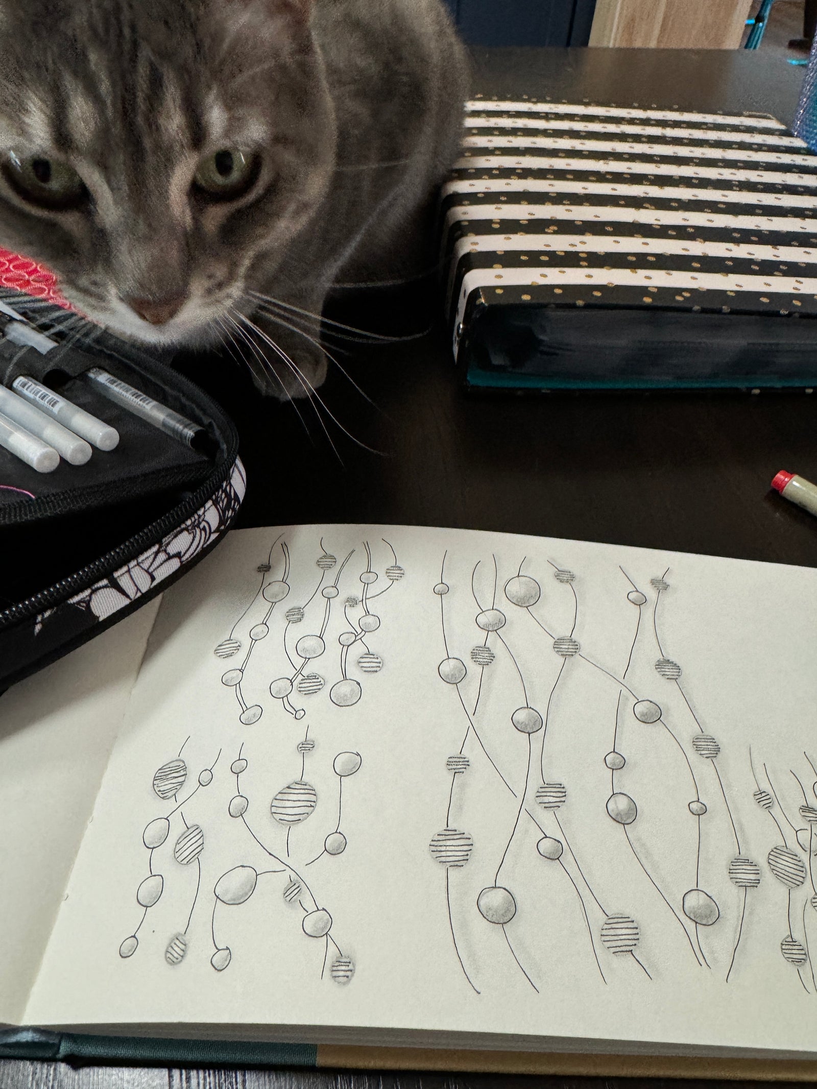 
                Inspiration is everywhere! I found it in the wallpaper!
              